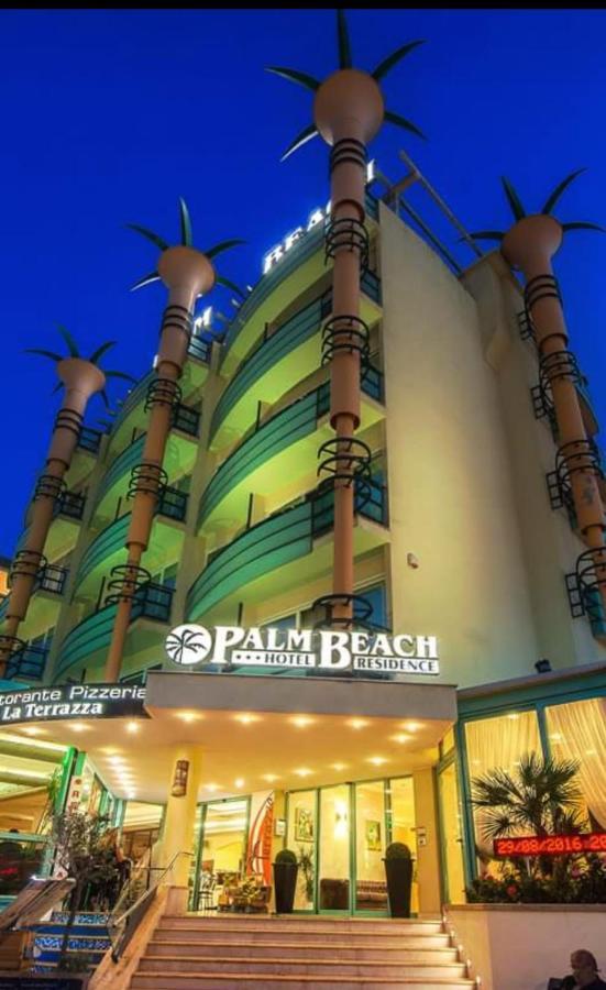 Hotel Palm Beach B&B Sea View Ріміні Екстер'єр фото