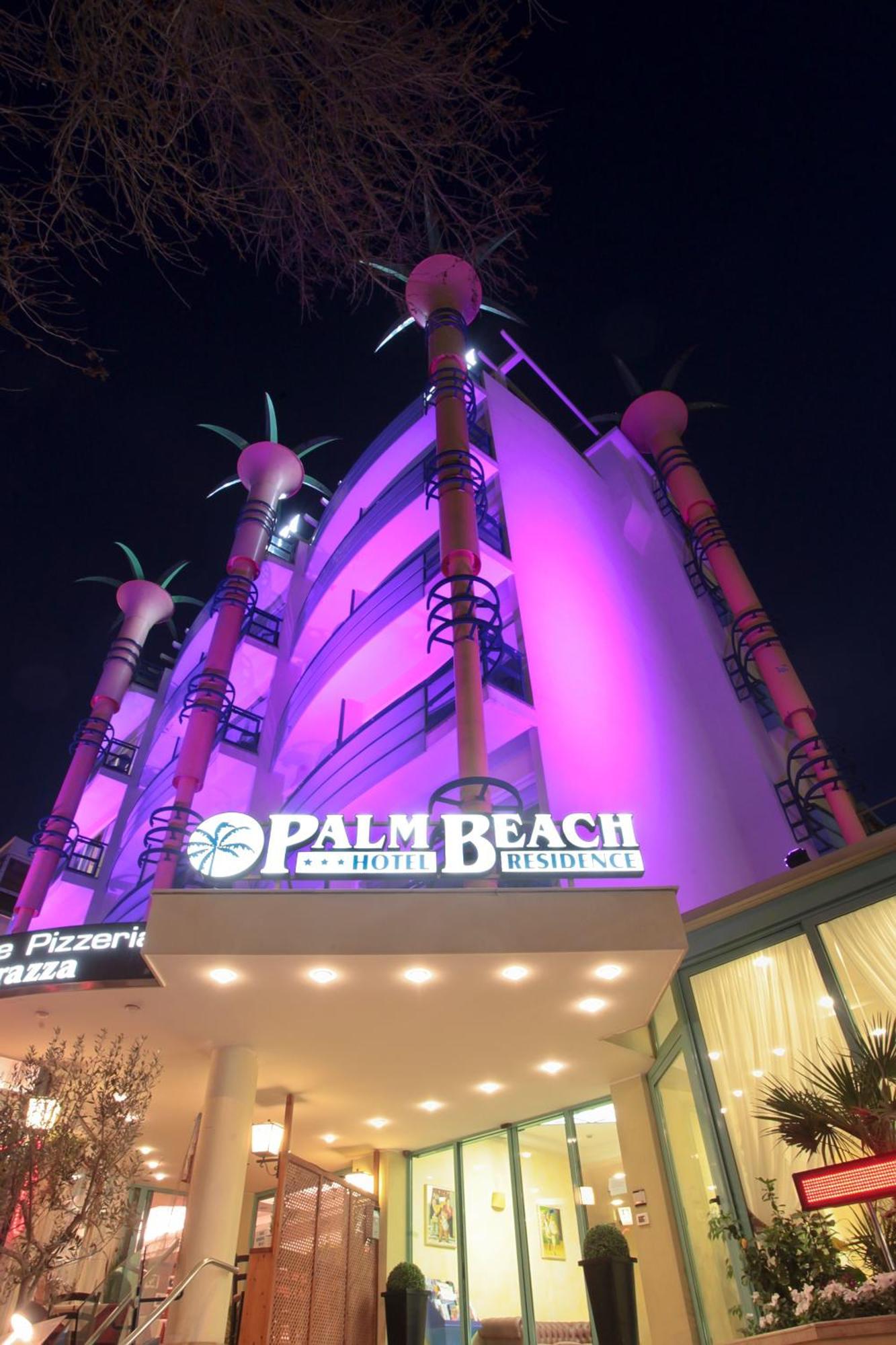Hotel Palm Beach B&B Sea View Ріміні Екстер'єр фото