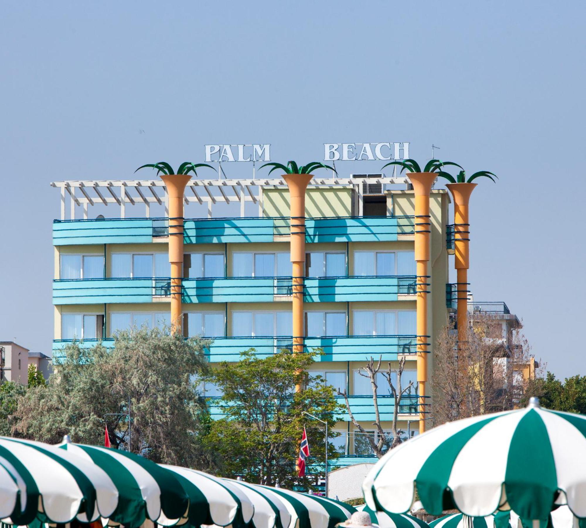 Hotel Palm Beach B&B Sea View Ріміні Екстер'єр фото